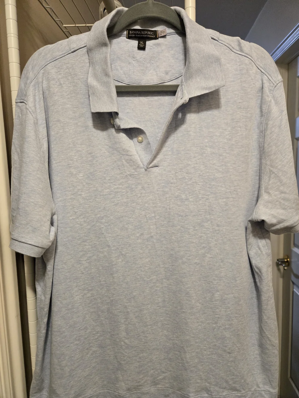 Banana Republic Men’s Pale Blue Polo